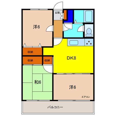 サンフロート弐番館の物件間取画像